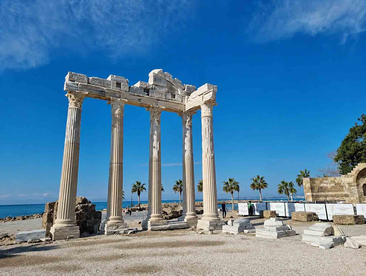 Apollon-Tempel und Athena-Tempel